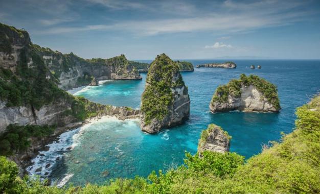 Panorama wysp z Nusa Penida